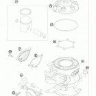 105 SX ENGINE Zylinder