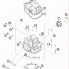 450 XC-W SD ENGINE Головка цилиндра