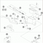 105 SX CHASSIS Главный цилиндр тормозной
