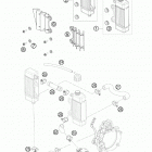 50 SX MINI ENGINE Система охлаждения