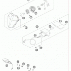 450 EXC CHASSIS Фара