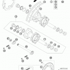 105 SX CHASSIS Hinterrad
