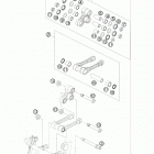 450 SX-F CHASSIS Соединение рычагов