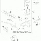 450 EXC CHASSIS Главный цилиндр тормозной