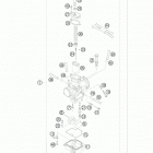 105 SX ENGINE Карбюратор