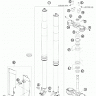 150 XC CHASSIS Передняя вилка