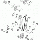 450 SX-F ENGINE Газо-распределительный механизм