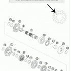 250 XC ENGINE Трансмиссия 2-контрпривод