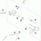 300 XC-W CHASSIS Тормозной суппорт задний