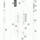 50 SX MINI CHASSIS Передняя вилка