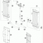 250 XC ENGINE Система охлаждения