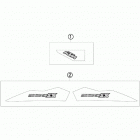 250 SX CHASSIS Наклейки