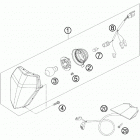250 XCF-W SD CHASSIS Фара
