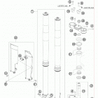 450 XC-W SD CHASSIS Передняя вилка