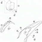 450 SX-F CHASSIS Обтекатель , крылья