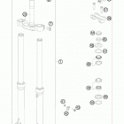 50 SX CHASSIS Передняя вилка