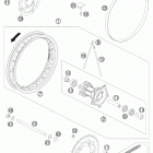 65 SX CHASSIS Заднее колесо