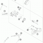 450 XC-W SD CHASSIS Тормозной суппорт задний