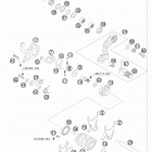 200 XC-W ENGINE Механизм переключения
