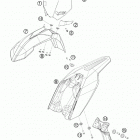 50 SX CHASSIS Обтекатель , крылья
