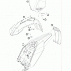 65 SX CHASSIS Обтекатель , крылья