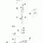 150 XC CHASSIS Тормозной цилиндр задний