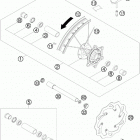 250 SX CHASSIS Переднее колесо