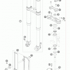 65 SX CHASSIS Передняя вилка