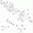 105 SX ENGINE Сцепление