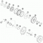 65 SX ENGINE Сцепление