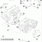 250 SX ENGINE Картер двигателя