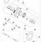 250 SX CHASSIS Заднее колесо