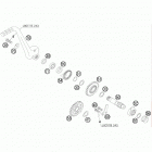 200 XC-W ENGINE Кик стартер