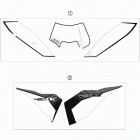 450 EXC CHASSIS Наклейки