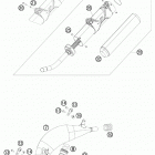 150 SX CHASSIS Глушитель