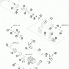 250 XC ENGINE Механизм переключения