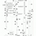 150 XC CHASSIS Передняя вилка