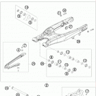 150 XC CHASSIS Бугель