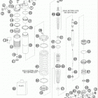 105 SX CHASSIS Амортизатор
