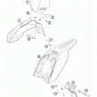 50 SX MINI CHASSIS Обтекатель , крылья
