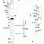 450 SX-F CHASSIS Амортизатор в разборе