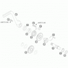 105 SX ENGINE Кик стартер