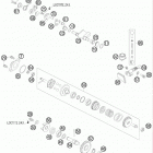 105 SX ENGINE Глушитель