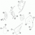 105 SX CHASSIS Воздушный фильтр