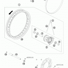 65 SX CHASSIS Переднее колесо
