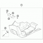 450 EXC CHASSIS Зажита двигателя