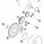 250 XCF-W SD ENGINE Электрический стартер