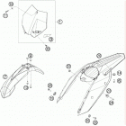 300 XC-W CHASSIS Обтекатель , крылья