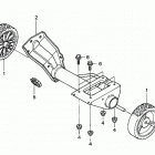 HS520K1 ASA SNOW BLOWER, USA, VIN# SZBG-6100001 Engine Bed + Wheel