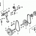 HS80K1 TA SNOW BLOWER, JPN, VIN# SA1-1100001 Drive Pulley